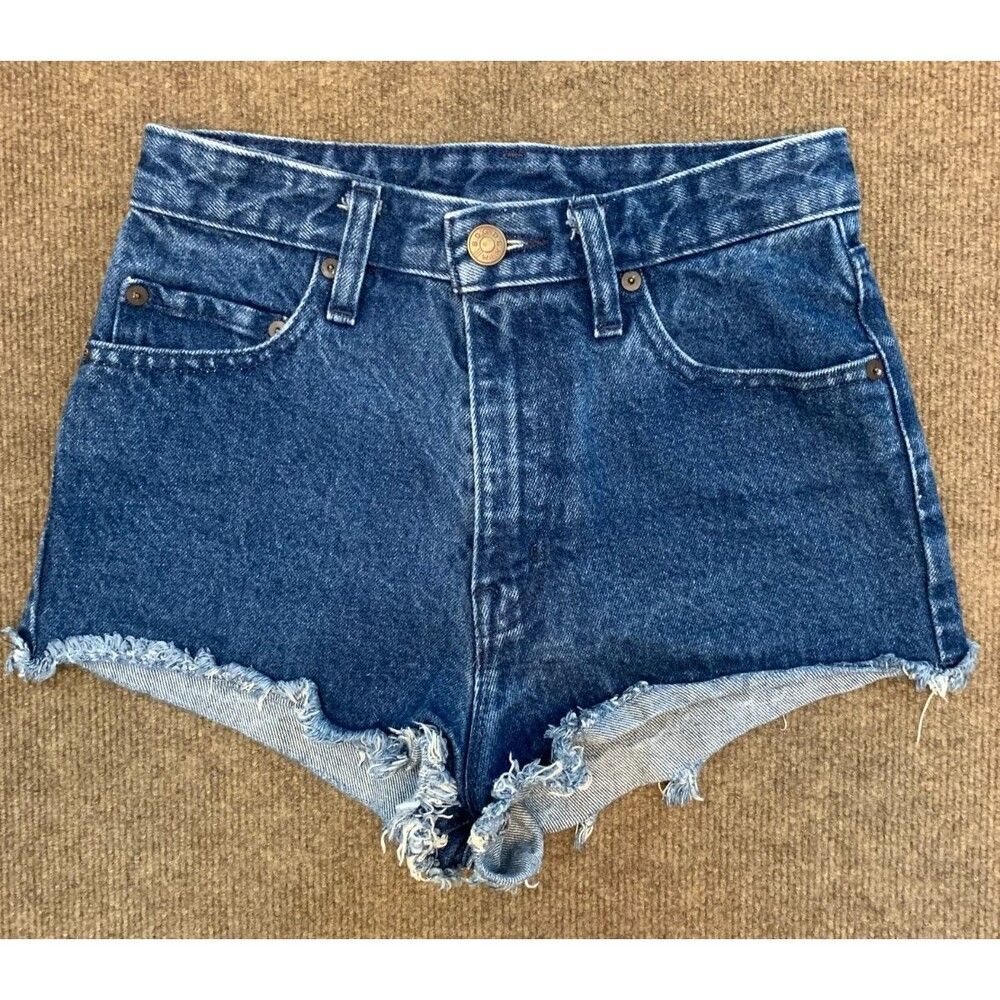 Urban Outfitters BDG Shorts Womens 24 High Rise Troy Cheeky Cut-Off Denim Beach